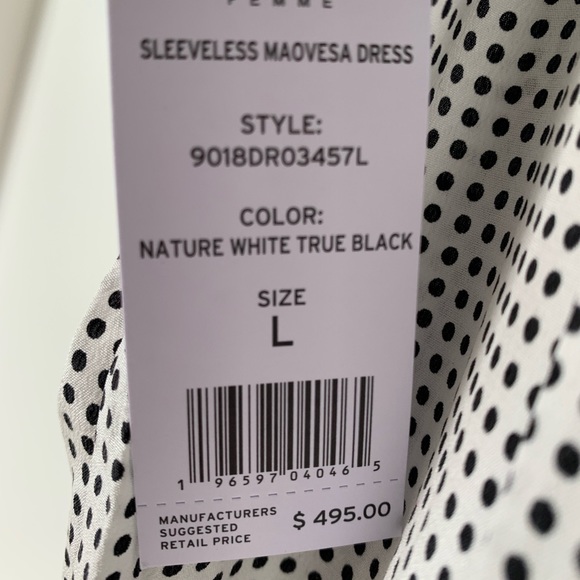 💕💕EQUIPMENT Maovesa polka-dot silk crepe de chine midi wrap dress size L💕💕 - Picture 8 of 9